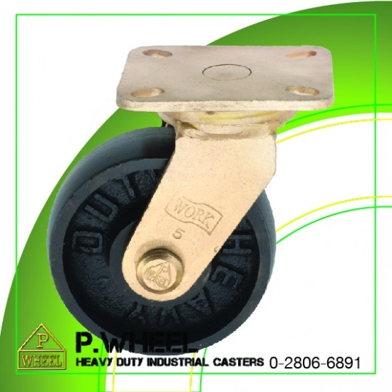 ล้อเหล็กหล่ออุตสาหกรรม 5นิ้ว